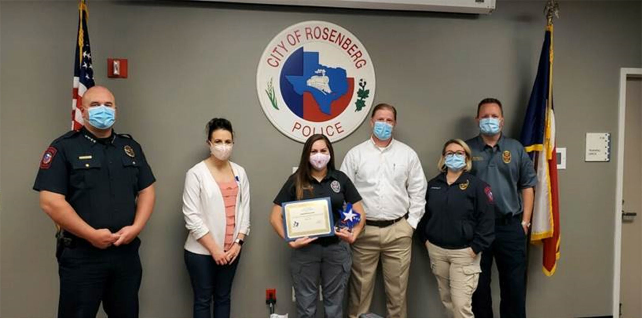 Rosenberg dispatcher earns statewide recognition